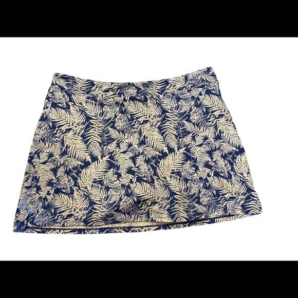 tranquility Dresses & Skirts - Tranquility XL Athleisure Skirt Shorts Underneath Blue Fern Print